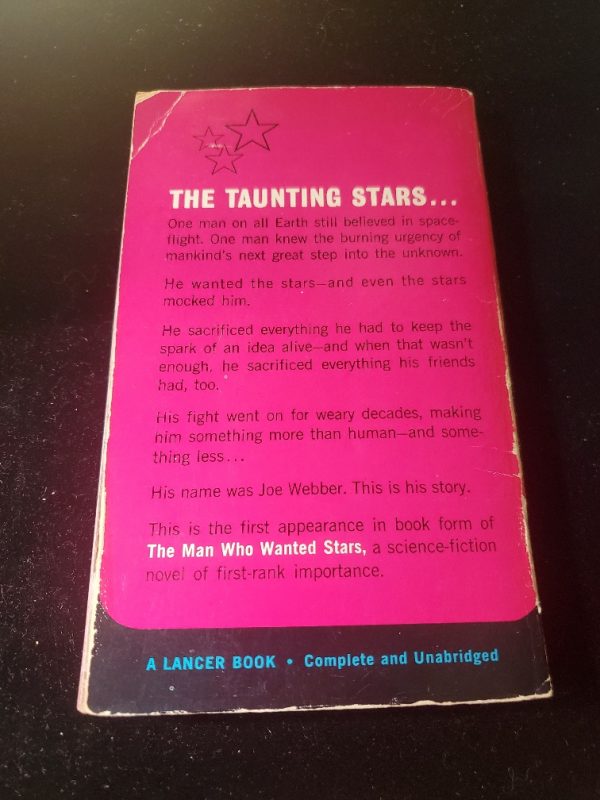 The Man Who Wanted Stars by Dean McLaughlin 1965 Science Fiction Paperback