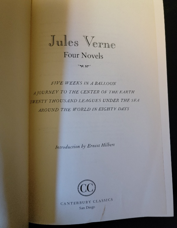 Jules Verne Four Novels Canterybury Classics 2012 Gold Gilt Leatherbound