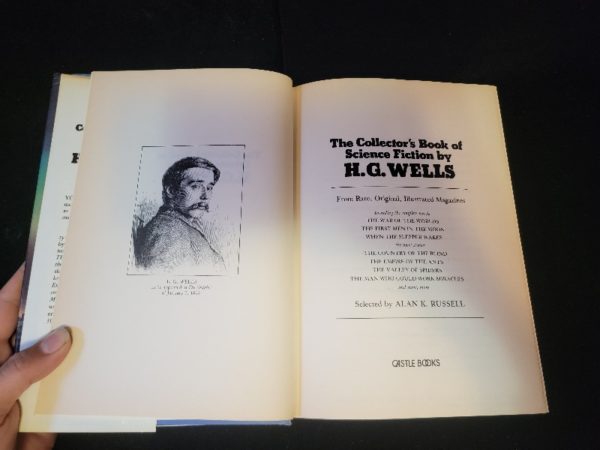 H.G. Wells Collector’s Book of Science Fiction Castle Books August 1986 Hardcover