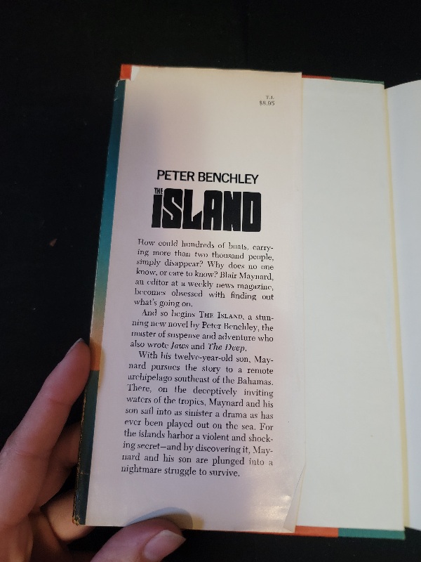 The Island by Peter Benchley 1979 First Edition Hardcover