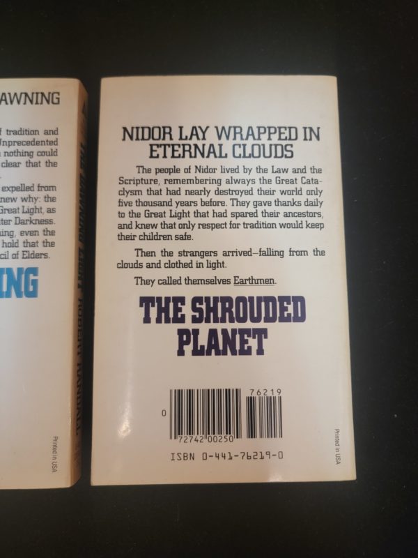 Nidorian Series: The Shrouded Planet & The Dawning Light by Robert Randall Ace Science Fiction 1982 Vintage Paperbacks