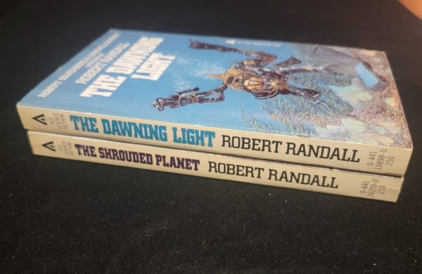 Nidorian Series: The Shrouded Planet & The Dawning Light by Robert Randall Ace Science Fiction 1982 Vintage Paperbacks