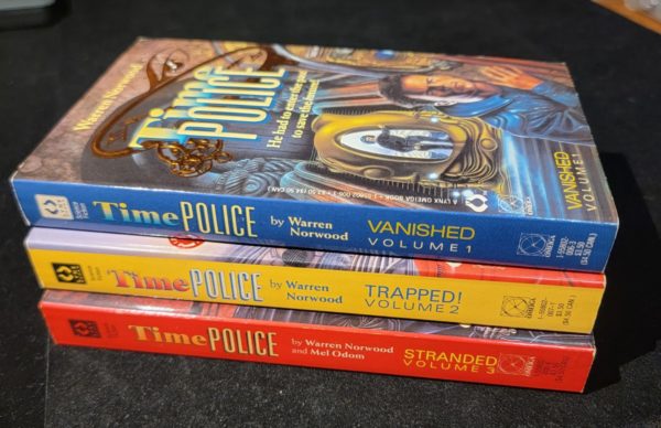 Time Police Trilogy by Warren Norwood 1988 Lync Books Science Fiction Vintage Paperback Set