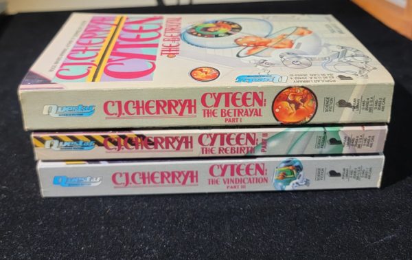 Cyteen Trilogy by C.J. Cherryh Questar Science Fiction Vintage Paperbacks