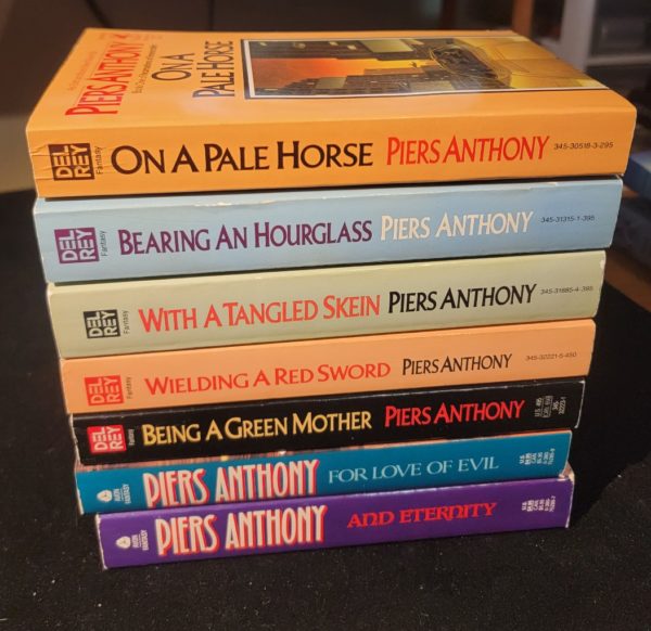 The Apprentice Adept Series by Piers Anthony 1984 Del Rey Avon Fantasy Vintage Paperbacks