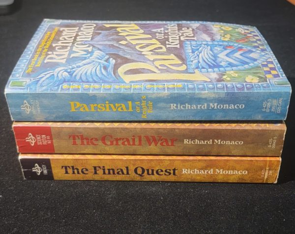 Knight’s Tale Trilogy by Richard Monaco Vintage Paperback Set Berkley Fantasy Books