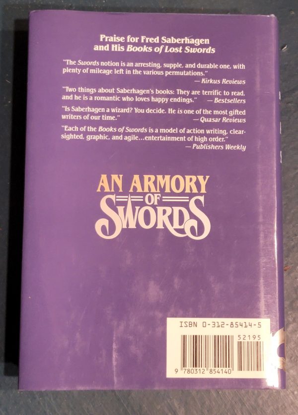 An Armory of Swords edited by Fred Saberhagen 1995 Tor First Edition