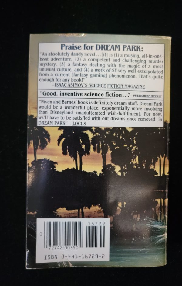 Dream Park Trilogy by Larry Niven & Steven Barnes Vintage Paperback Set Science Fiction