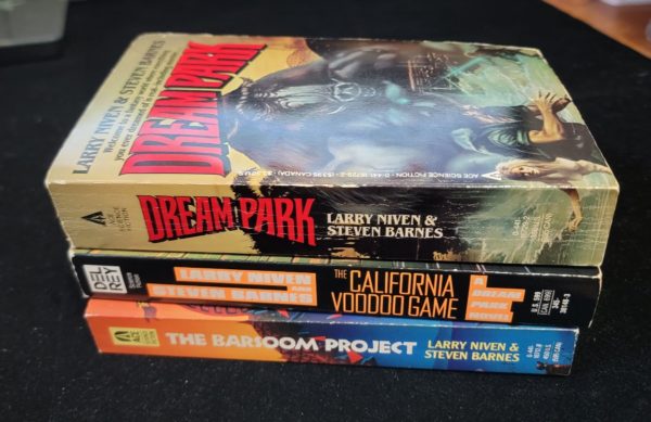 Dream Park Trilogy by Larry Niven & Steven Barnes Vintage Paperback Set Science Fiction