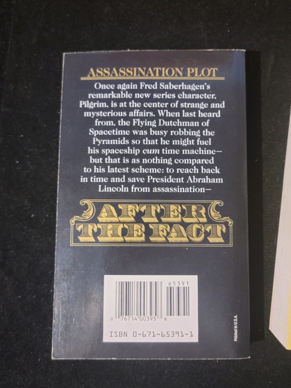 Pilgrim Series by Fred Saberhagen 1987 Baen Books : Pyramids & After The Fact Vintage Paperback Science Fiction