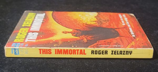 This Immortal By Roger Zelazny Ace Book F-393 1966 First Print Vintage Paperback Science Fiction