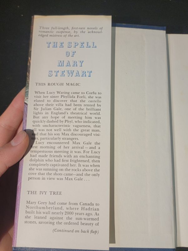 The Spell of Mary Stewart Three Complete Novels 1968 Nelson Doubleday Garden City, NY Vintage Mystery Hardcover