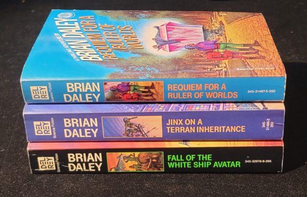 Alacrity FitzHugh and Hobart Floyd Trilogy By Brian Daley 1985 Del Rey Science Fiction Paperback