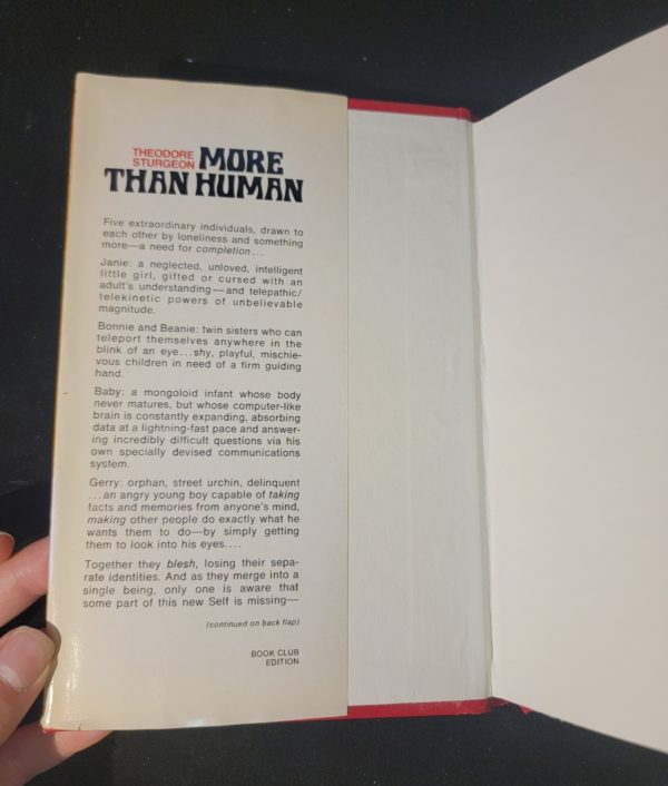 More Than Human by Theodore Sturgeon Book Club Edition 1953