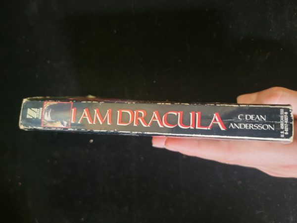 I Am Dracula by C. Dean Andersson 1993 Zebra Horror First Printing