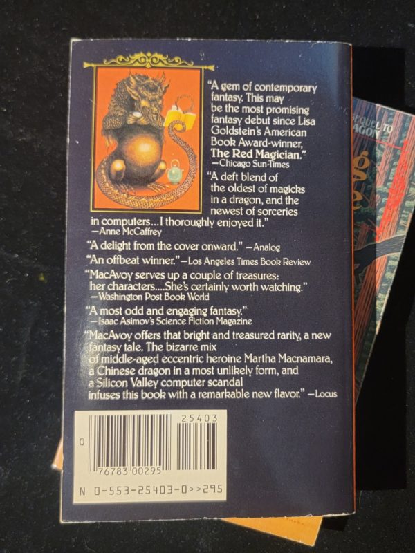 Tea with the Black Dragon and Twisting the Rope by R. A. MacAvoy 1986 Bantam Spectra Fantasy