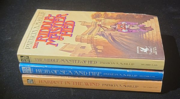 The Riddle Master Trilogy by Patricia A. McKillip Del Rey Fantasy 1980