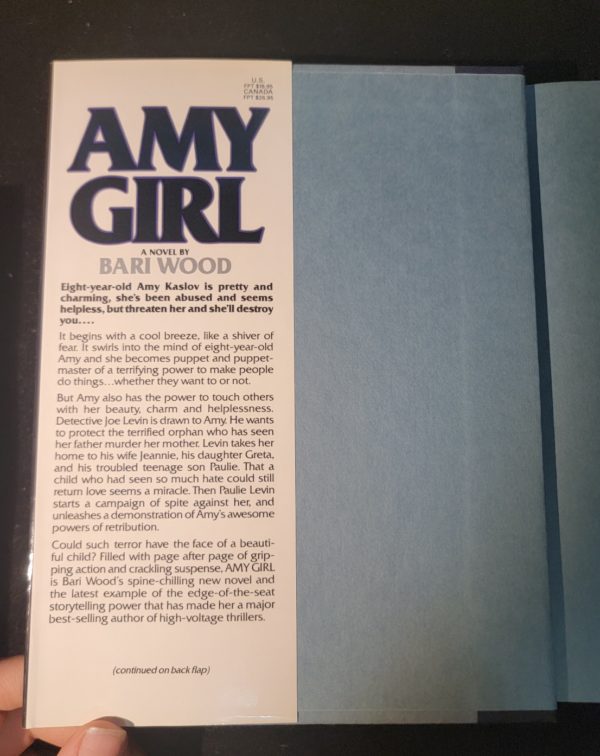 Amy Girl by Bari Wood 1986 First Printing NAL Horror Hardcover