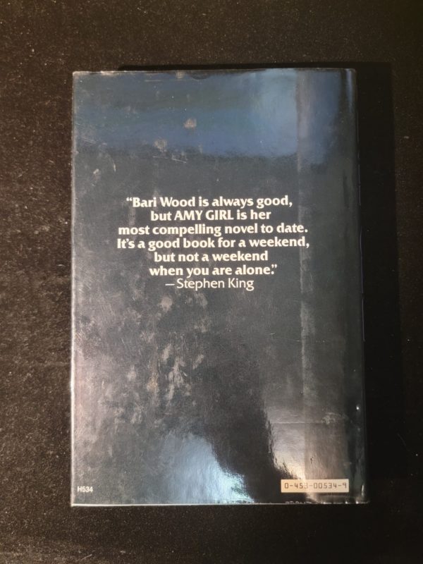 Amy Girl by Bari Wood 1986 First Printing NAL Horror Hardcover