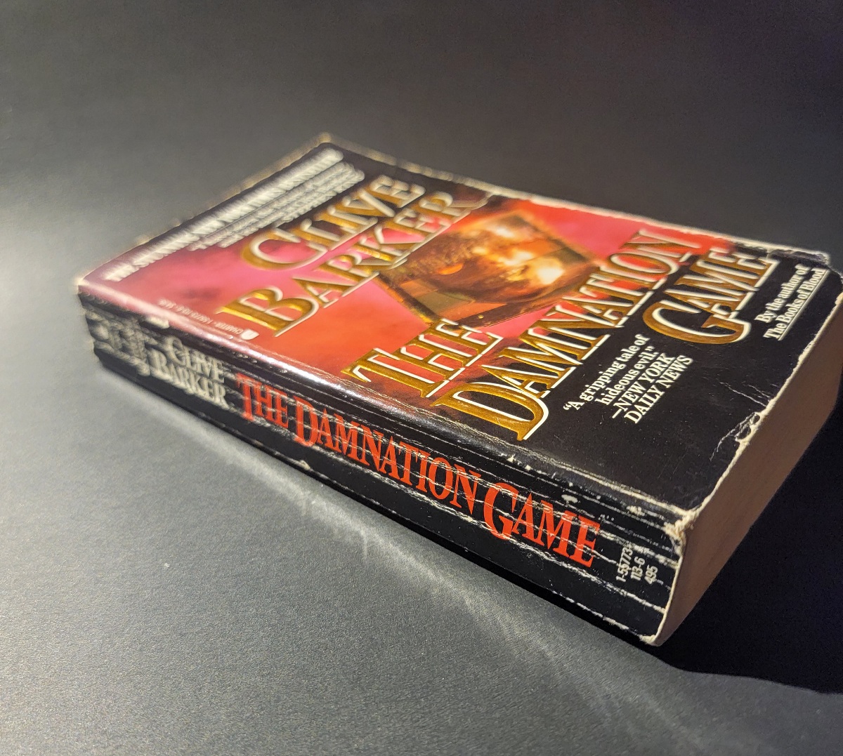 The Damnation Game by Clive Barker 1988 1st Printing Paperback