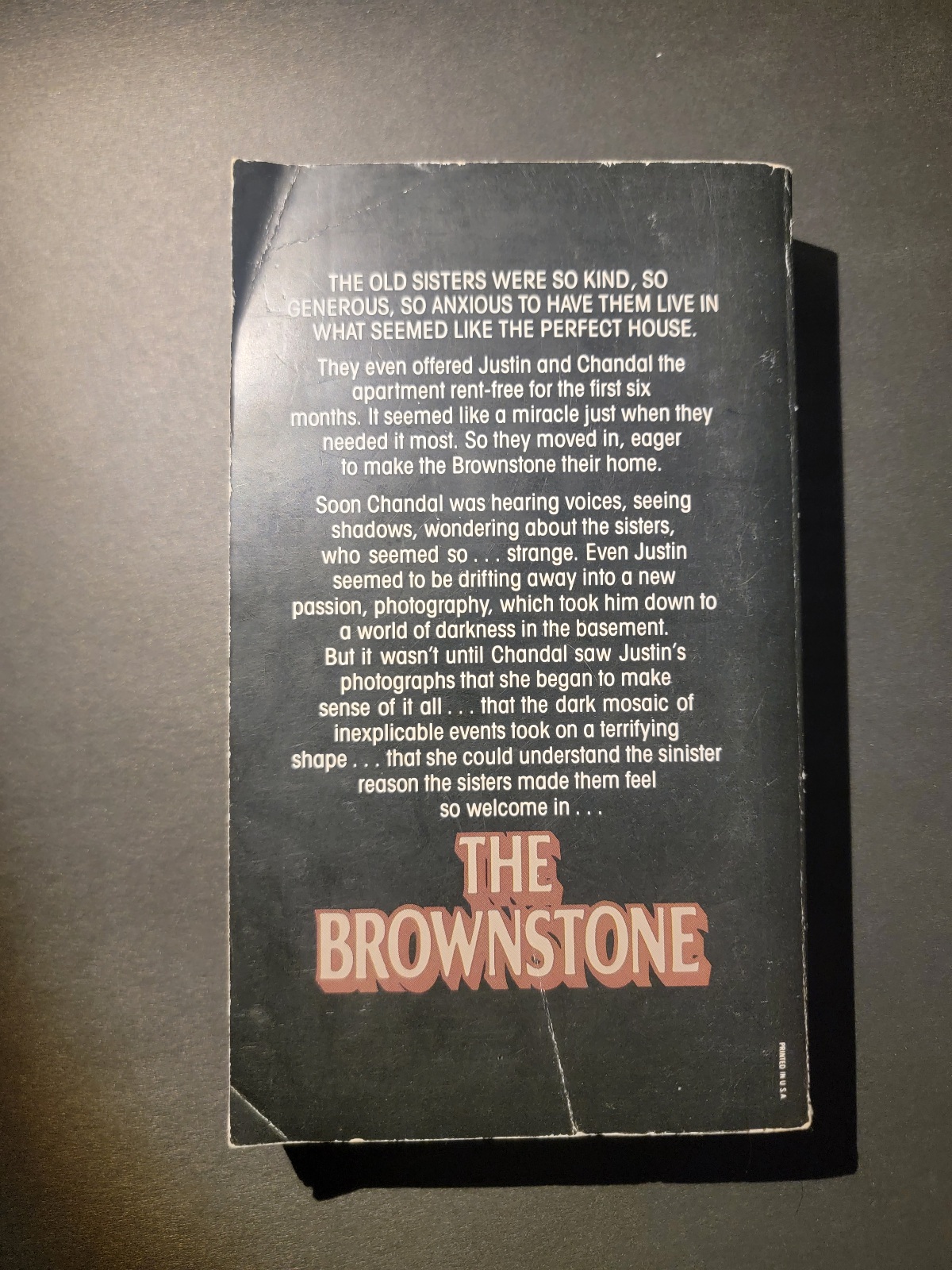 The Brownstone by Ken Eulo 1980 Horror Paperback