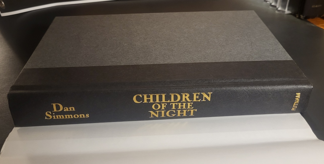 Children of the Night by Dan Simmons 1992 First Printing SIGNED in Plastic Cover