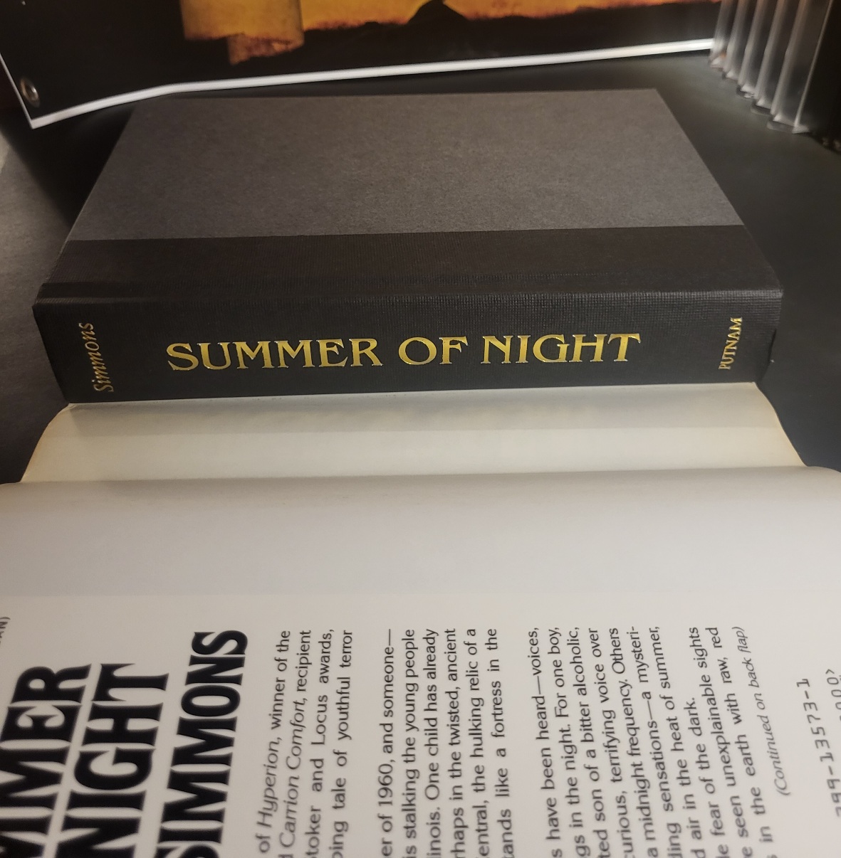 Summer of Night by Dan Simmons 1st Printing Horror Hardcover Putnam 1991