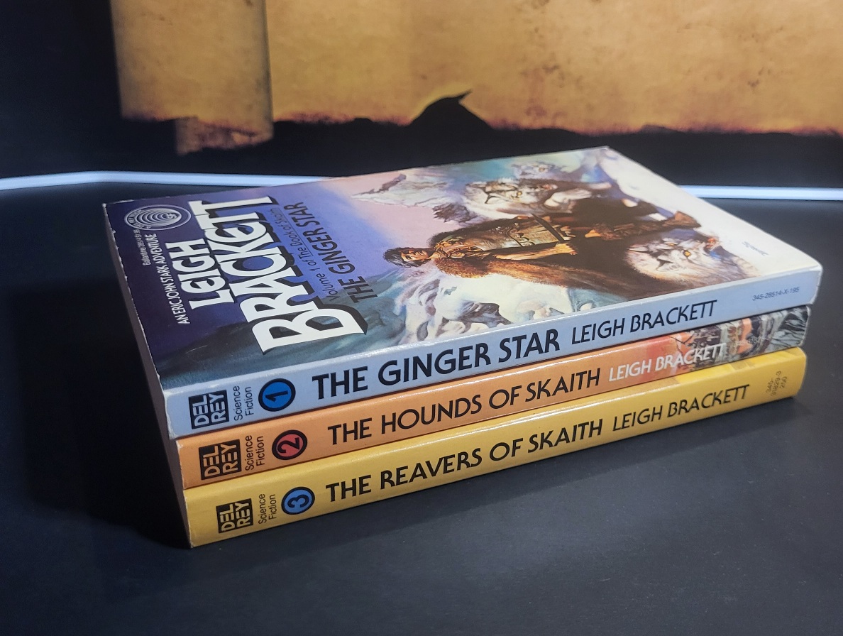 The Book of Skaith Trilogy by Leigh Brackett Ballantine Books 1980s