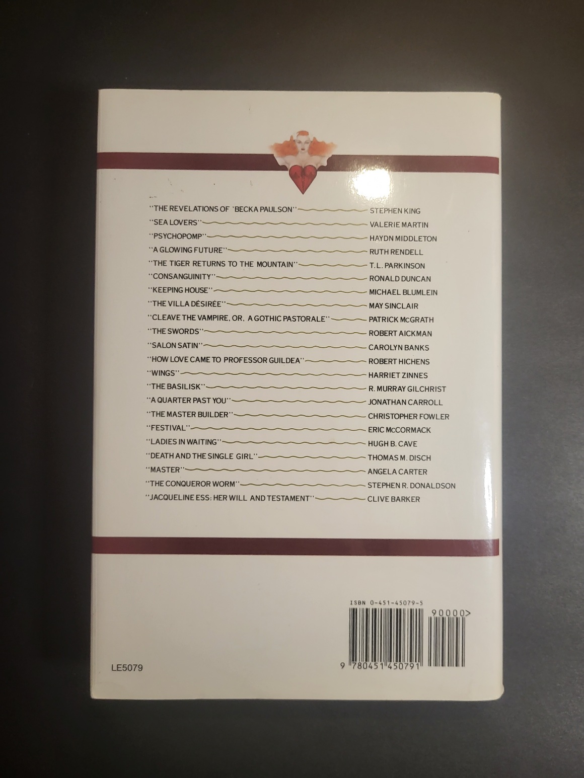 I Shudder At Your Touch: 22 Tales of Sex and Horror edited by Michele Slung 1st Printing 1991