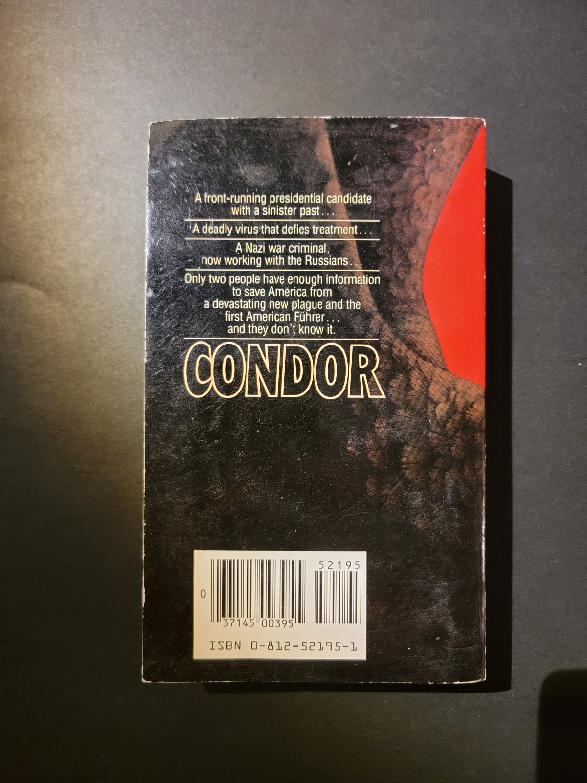 Condor by Graham Masterton Tor 1985 Paperback