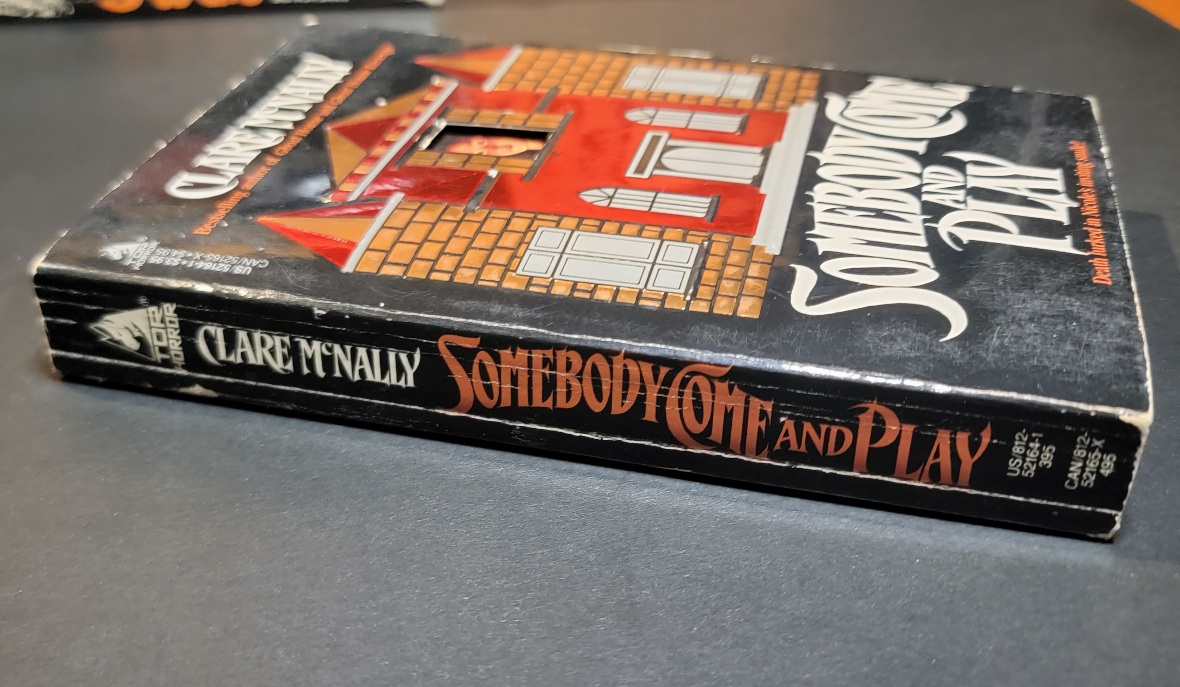 Somebody Come and Play by Clare McNally 1987 Tor Horror 1st Printing Paperback