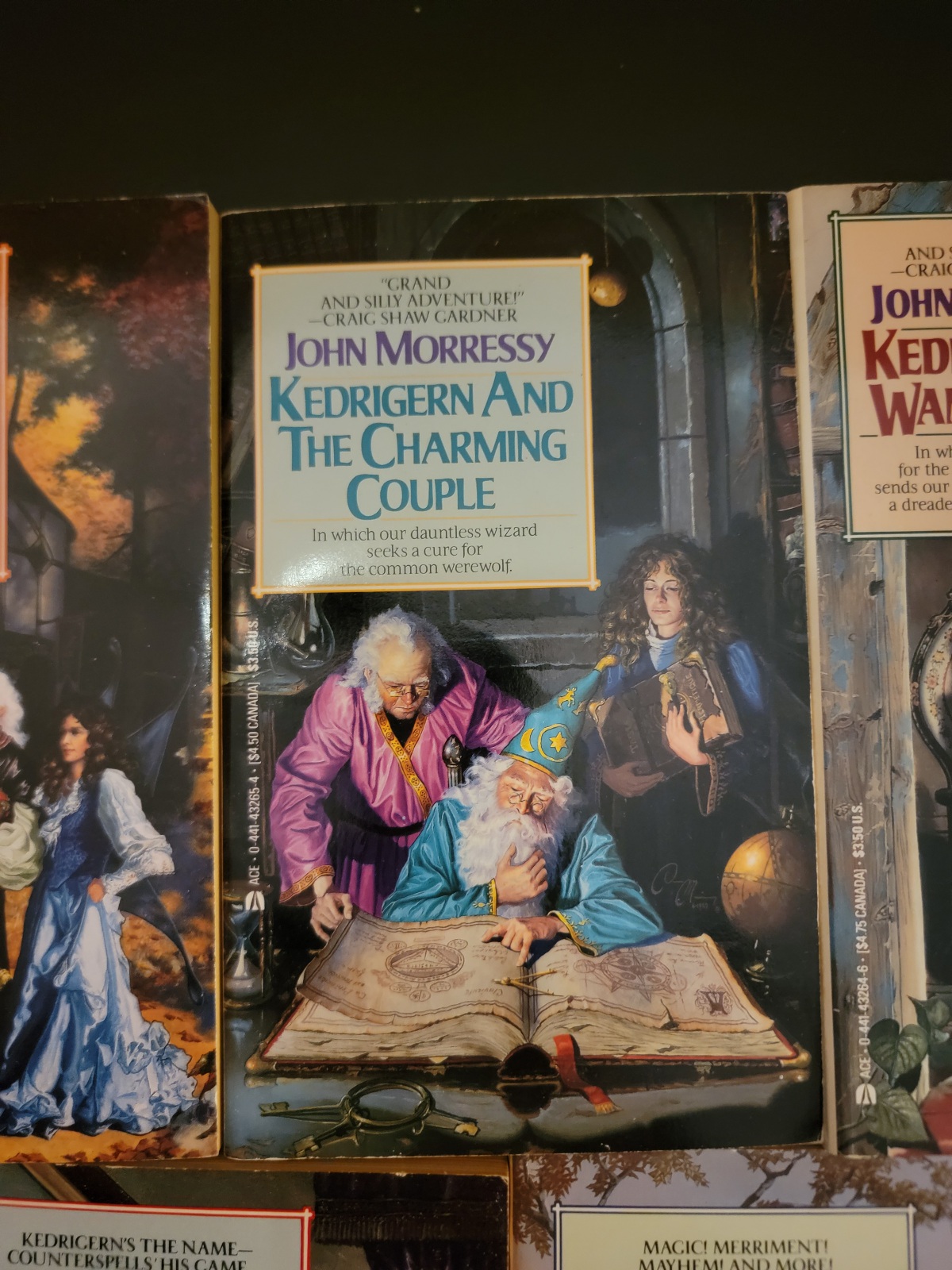 Complete Kedrigern Set by John Morressy in Custom Slipcase Ace Fantasy 1980s