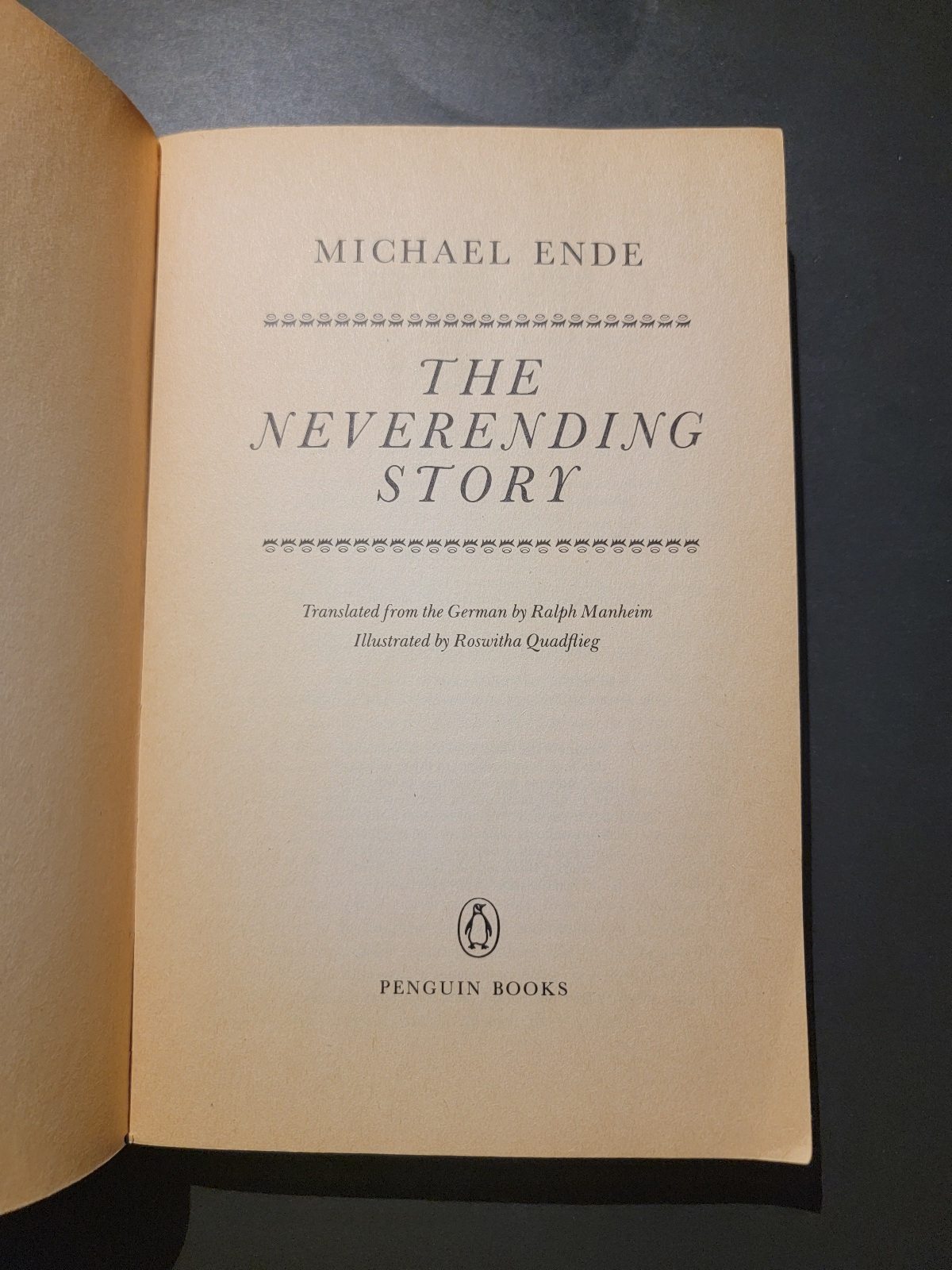 The Neverending Story by Michael Ende 1985 Penguin Paperback