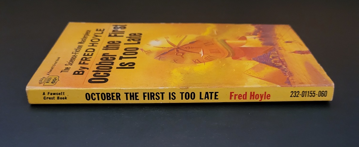 October the First Is Too Late by Fred Hoyle 1966 Ace Science Fiction Paperback