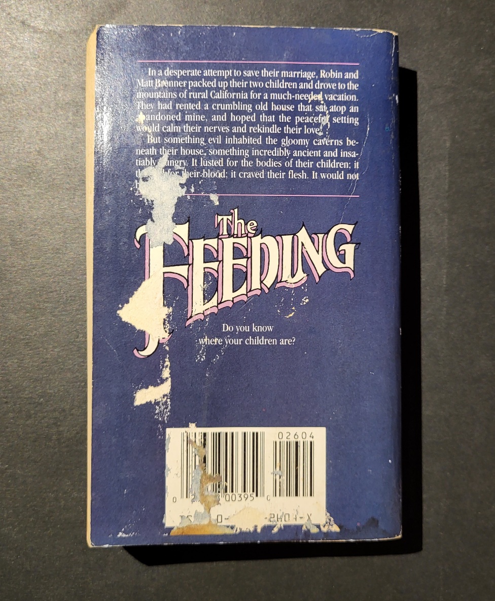 The Feeding by Leigh Clark Leisure Horror 1988 1st Printing Paperbacks from Hell