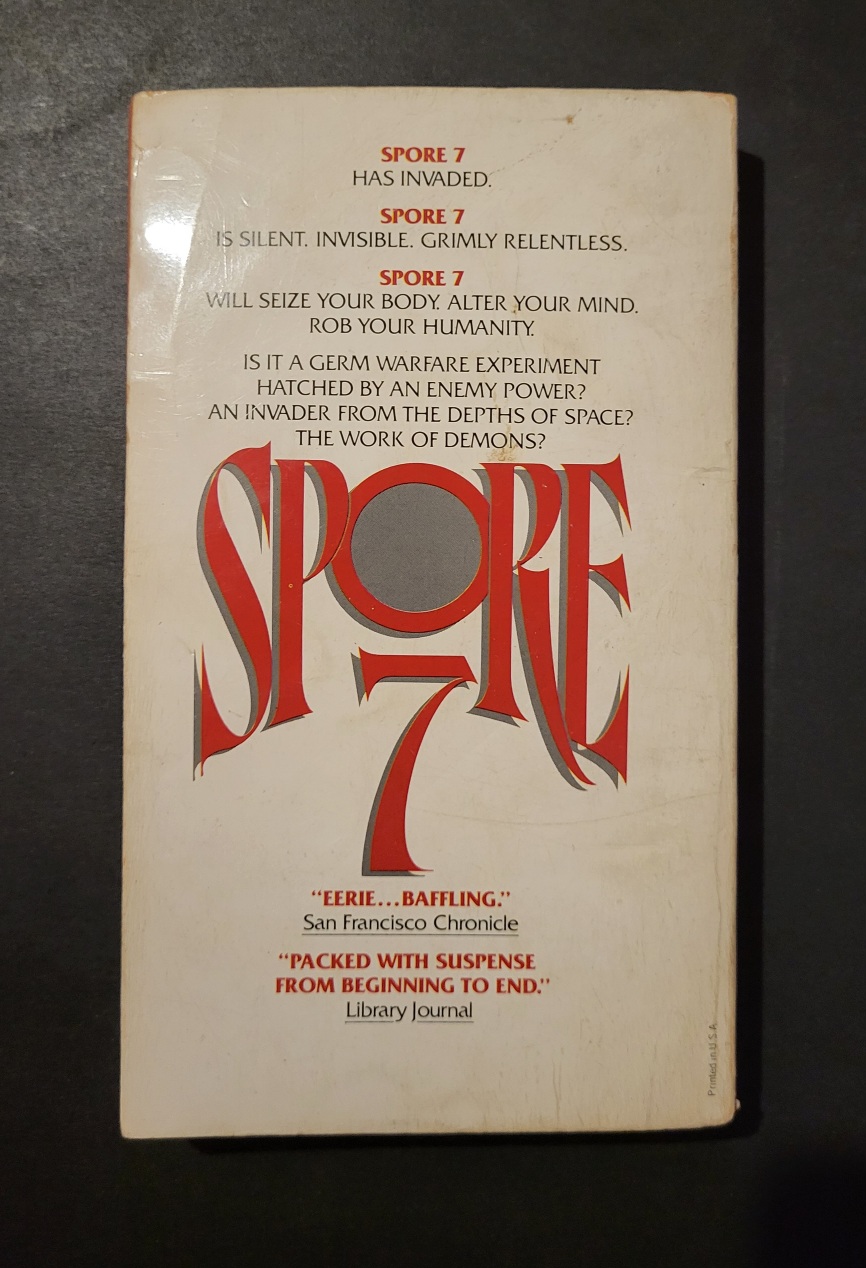 Spore 7 by Clancy Carlile 1980 Avon Horror Paperback