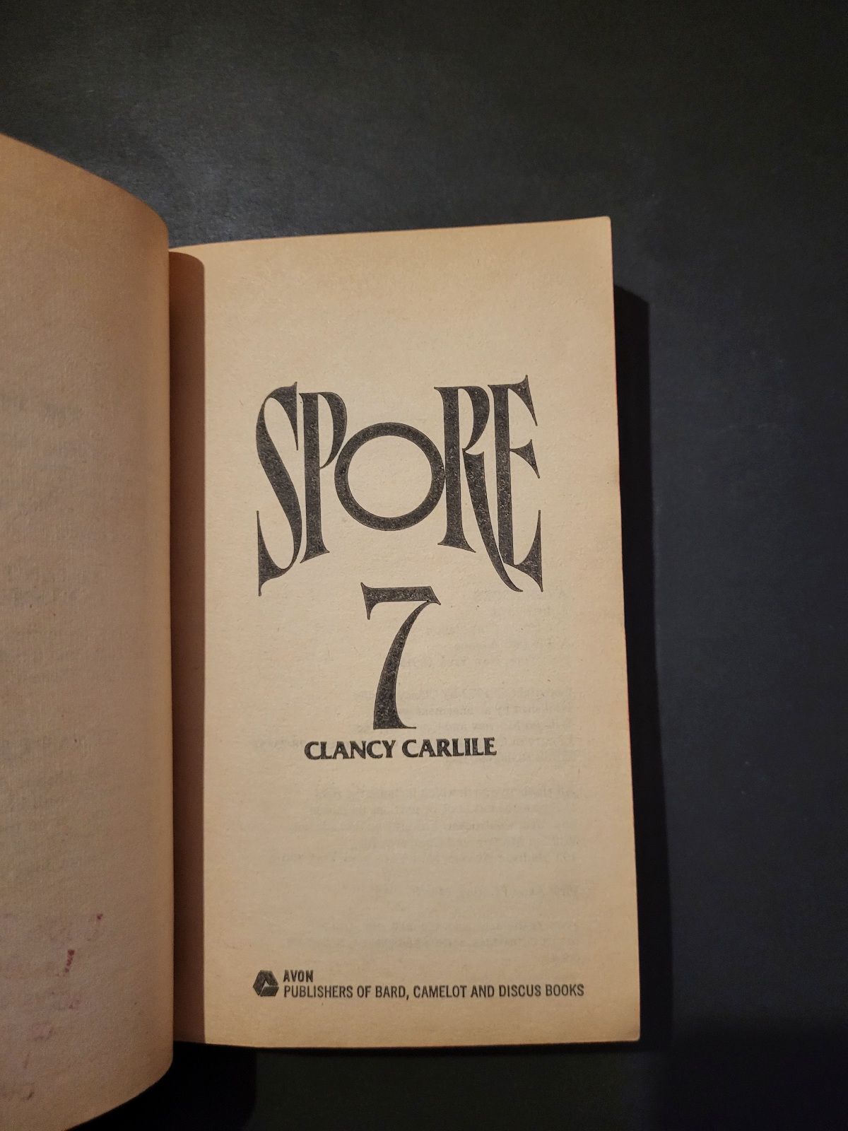 Spore 7 by Clancy Carlile 1980 Avon Horror Paperback