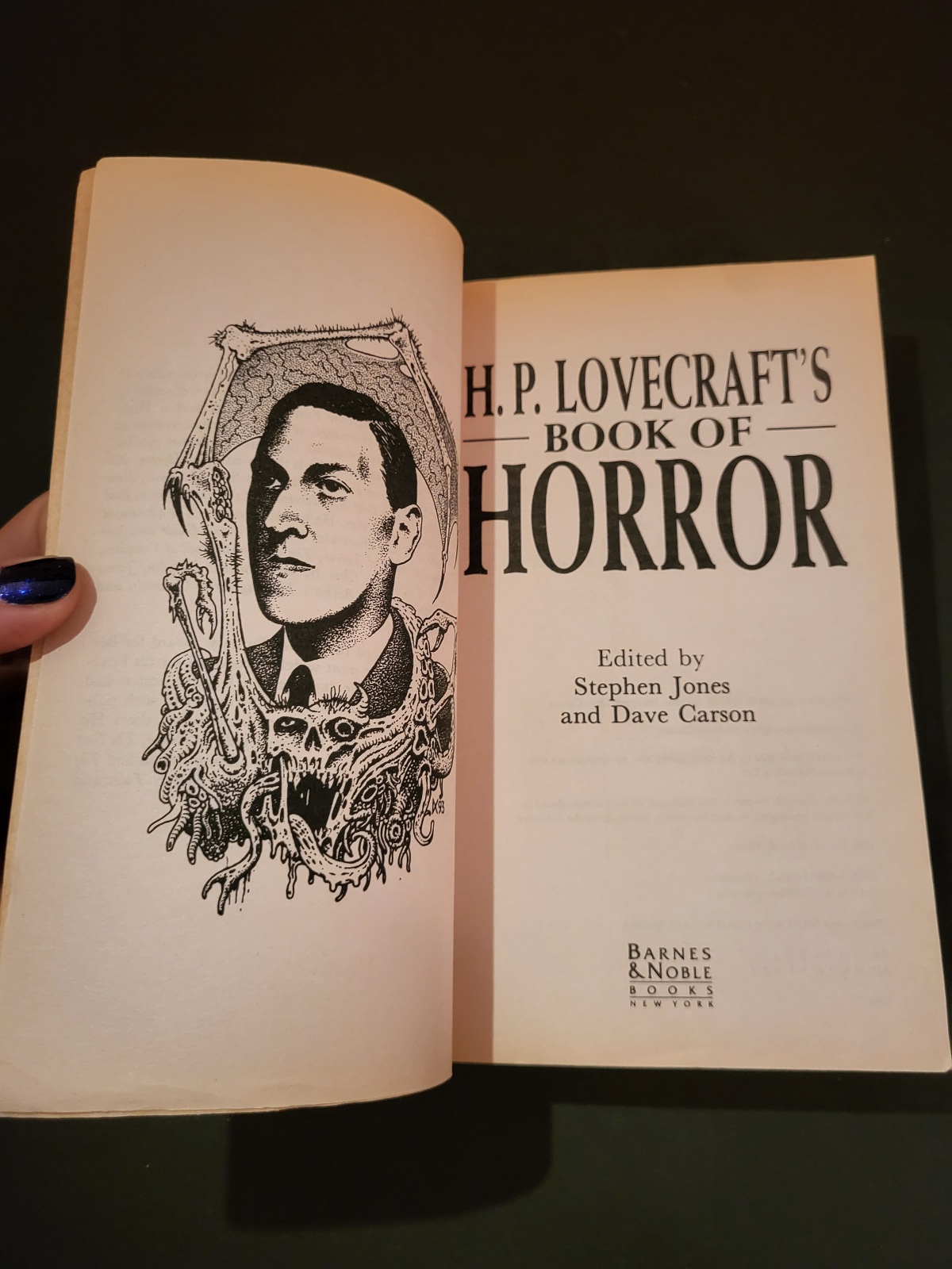 H.P. Lovecraft’s Book of Horror edited by Stephen Jones and Dave Carson 1993 Paperback