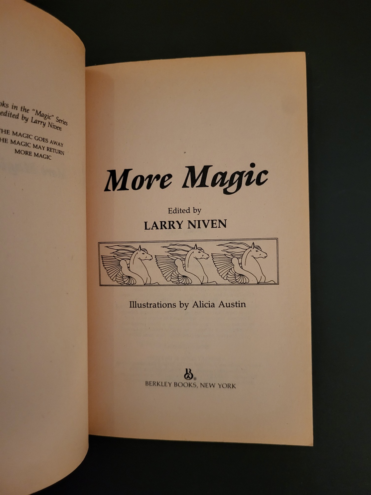 Magic Goes Away Trilogy by Larry Niven Ace & Berkley Paperbacks 1980s