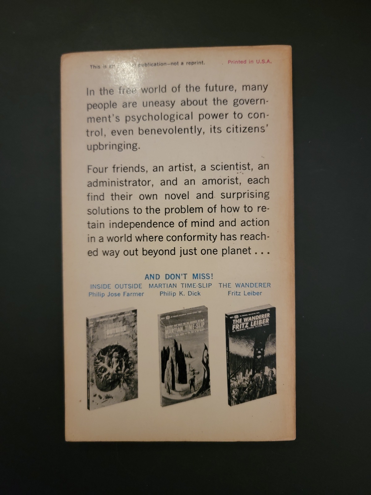 A World of Difference by Robert Conquest 1964 Science Fiction Paperback