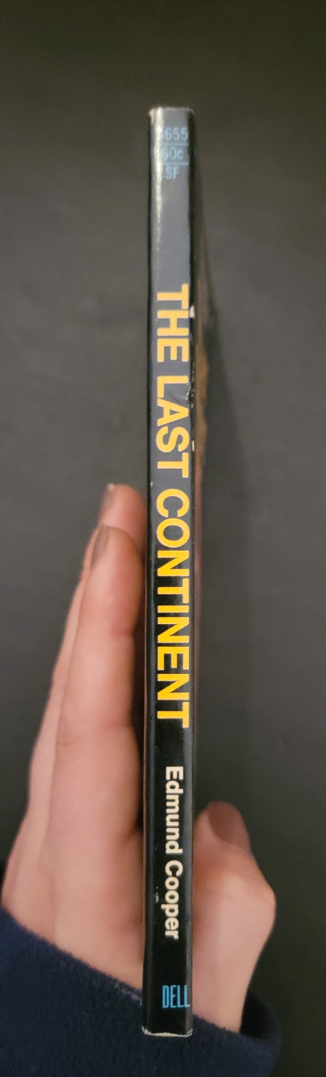 The Last Continent by Edmund Cooper 1969 Dell Science Fiction Paperback