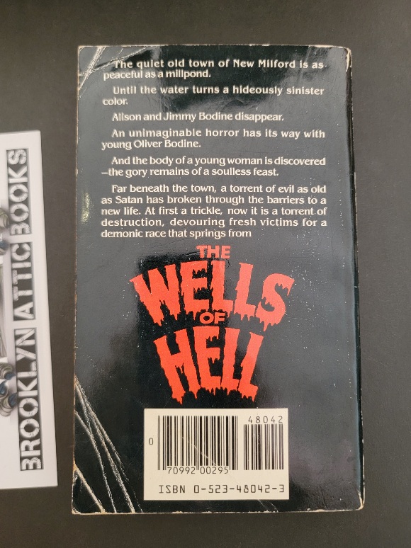 The Wells of Hell by Graham Masterton 1982 Tor Horror Paperback