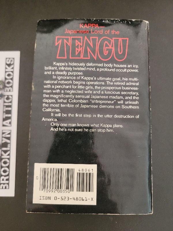 Tengu by Graham Masterton 1983 Tor Occult Horror Paperback