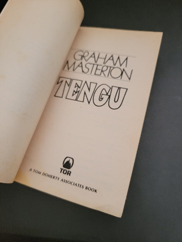 Tengu by Graham Masterton 1983 Tor Occult Horror Paperback