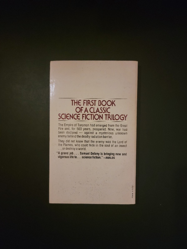 Out of the Dead City by Samuel R. Delany Ace SF 1963 Paperback