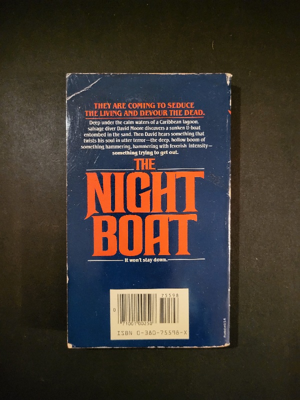 The Night Boat by Robert R. McCammon 1980 Avon 1st Printing Paperback Horror