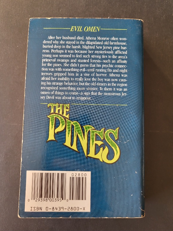 The Pines by Robert Dunbar 1989 Leisure Horror Paperback