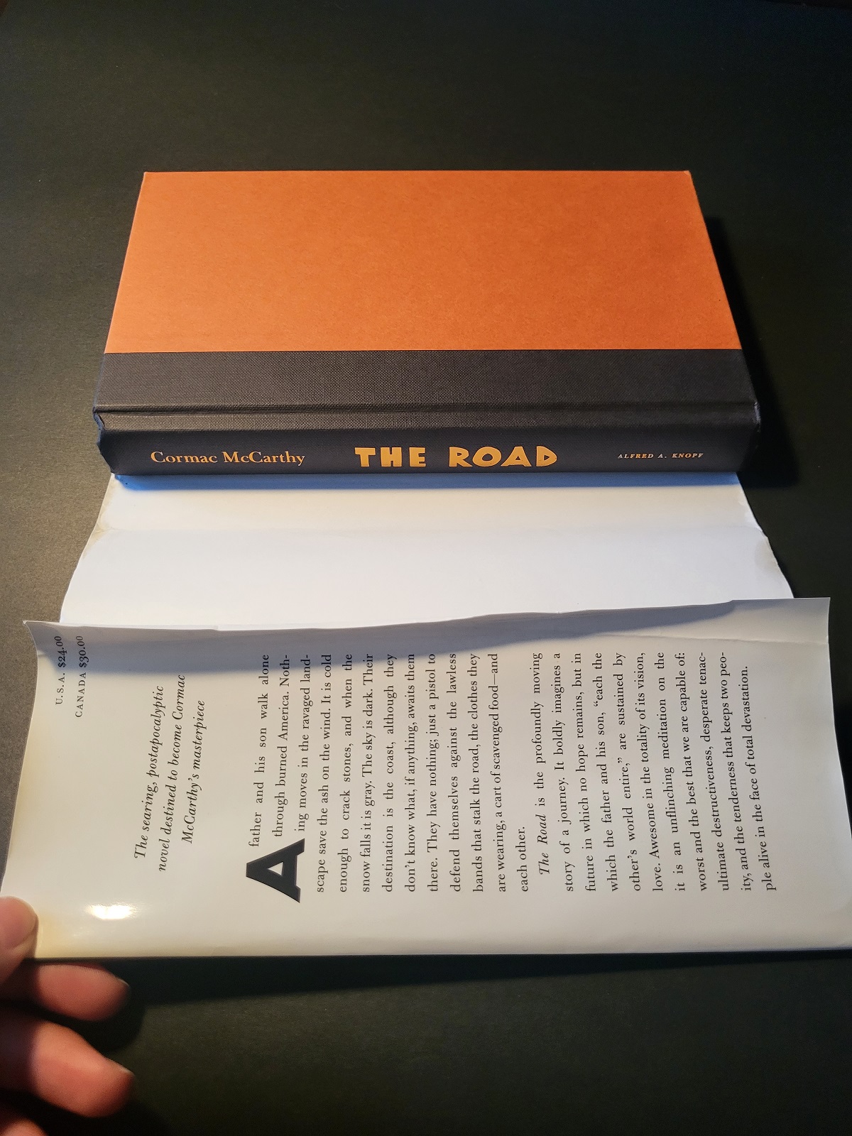 The Road by Cormac McCarthy First Edition 2006 Alfred Knopf Horror Hardcover