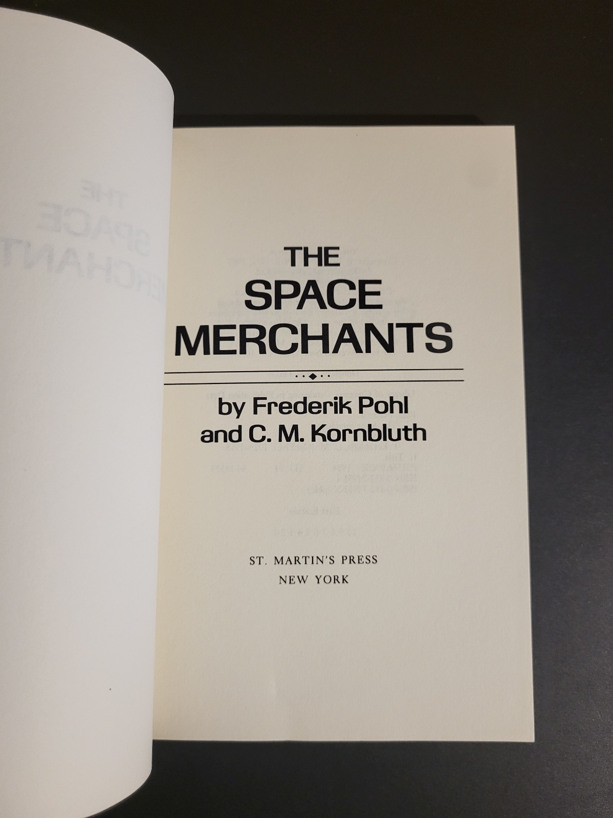 Complete Space Merchants Series by Frederik Pohl & C.M. Kornbluth St. Martin’s Press