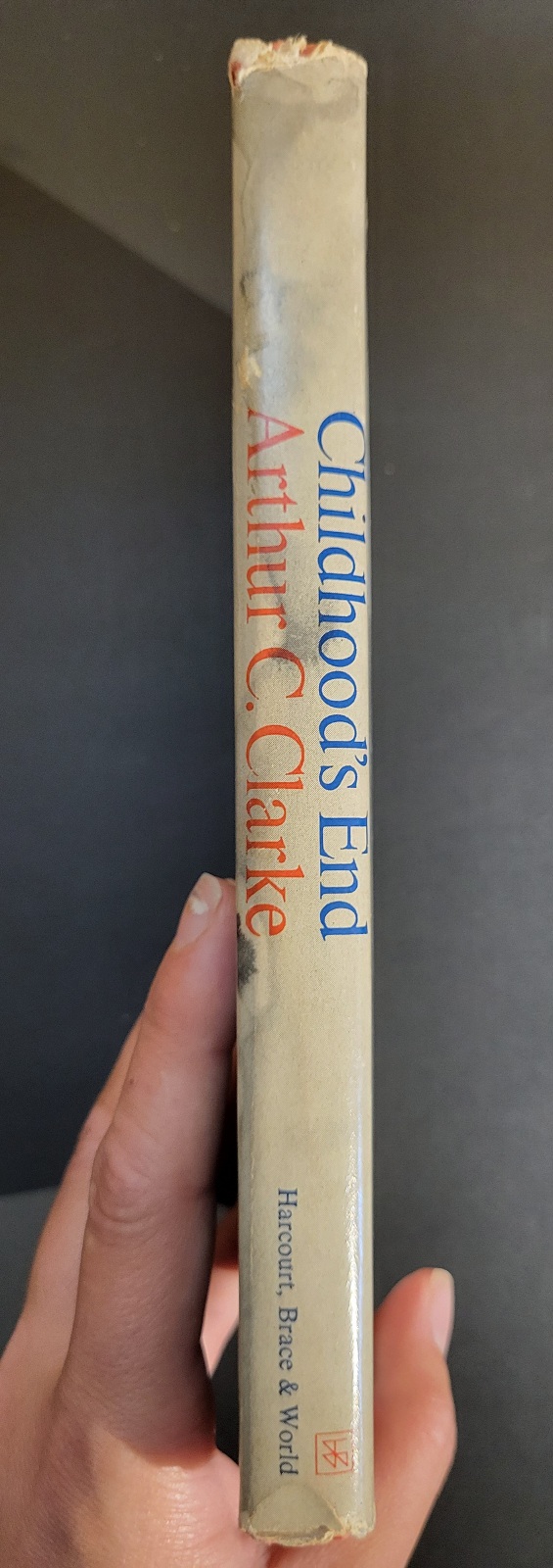 Childhood’s End by Arthur C. Clarke 1953 Harcourt, Brace & World Book Club Edition Science Fiction Hardcover